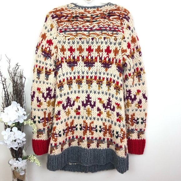 Chunky Knit Toggle Button Cardigan by Sleeping Sno - Picture 3 of 6